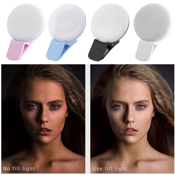 Multipurpose Clip on Selfie Mobile Light