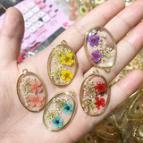 Natural Dried Flower Pendant (small box included)