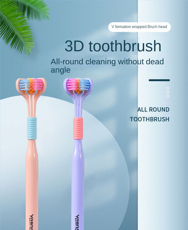 Three Sided Tooth-Brush