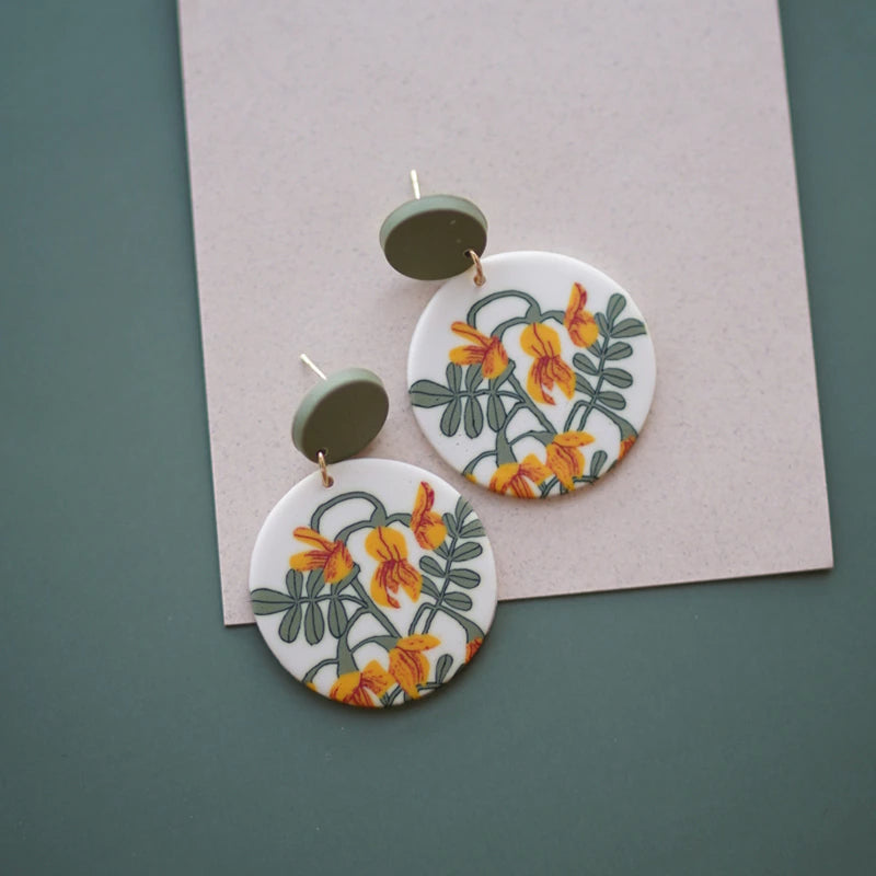 Leaf Pattern Earrings Sets