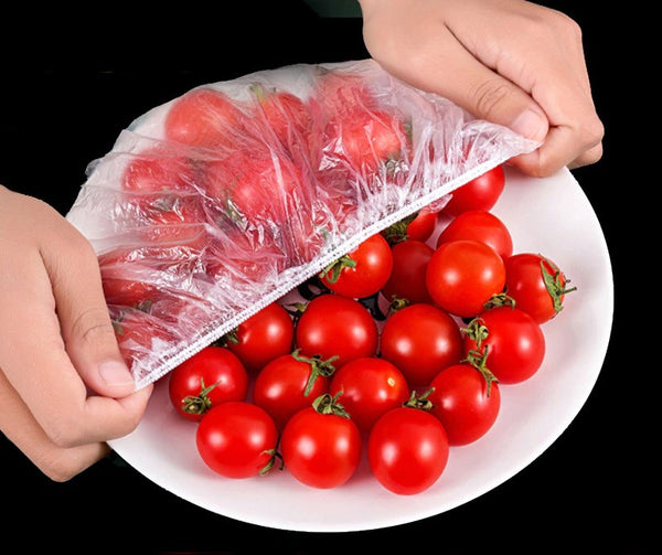 Reusable food plastic cover (Pack of 10)
